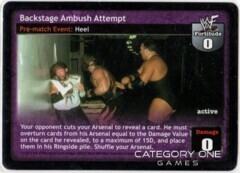 Backstage Ambush Attempt
